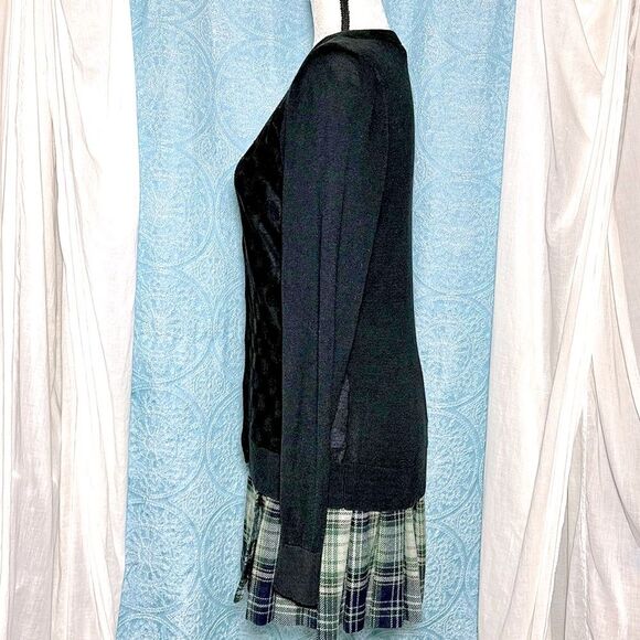 Banana Republic Mesh Polk a Dot Cardigan Sz M - Picture 4 of 5